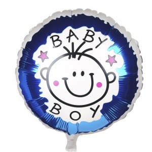 Baby Boy Gülen Folyo Balon