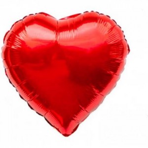 Kırmızı Kalp Folyo Balon 60 cm 