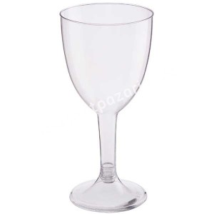  Plastik Şarap Bardağı 6 Adet