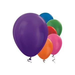 Karışık Renkli METALİK 10lu Latex Balon
