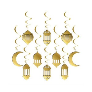 Ramazan Gold 10'lu 10'lu 3D Tavan Süs