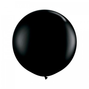 Jumbo 24 inç Düz Siyah Latex Balon