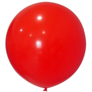 Jumbo 24 inç Düz Kırmızı Latex Balon