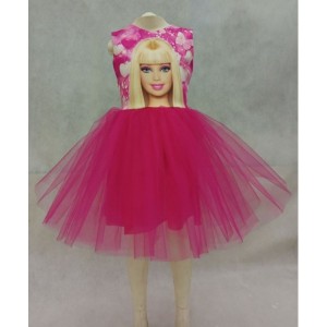 Barbie Tütülü Elbise 8 Yaş