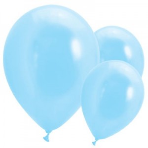Bebek Mavi Metalik 10 lu Balon