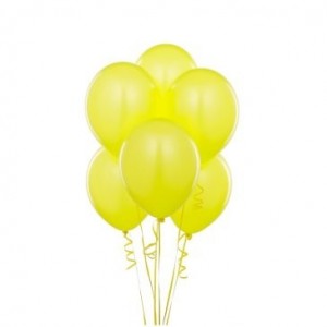 10 Adet Sarı Balon