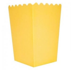 Sarı  Popcorn -Şeker kutusu