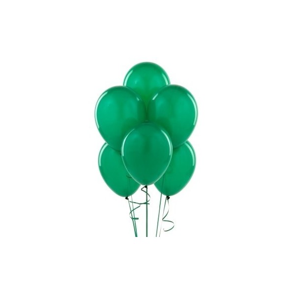 10 Adet Metalik Yeşil Balon