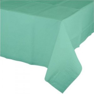 Mint Yeşili Plastik Masa Örtüsü