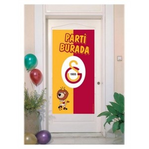 Lisanslı Galatasaray Taraftar Partisi Kapı Banner Afişi