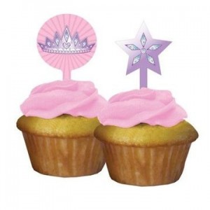 Prenses Partisi 12 li Cup Cake Süsü