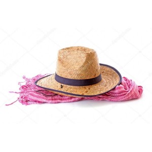 Hasır Kovboy Şapkası