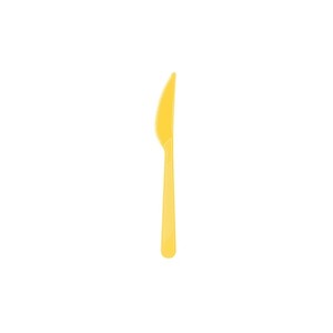Sarı Plastik Bıçak 10'lu