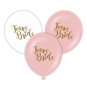 Team Bride Temalı Baskılı Balon 6 Adet