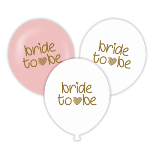 Bride to be Temalı Baskılı Balon 6 Adet