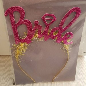 Bride To Be Fuşya  Parti Taç 1 Adet