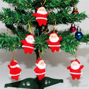 Noel Baba Figürlü Yılbaşı Ağaç Süsü