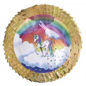 UNICORN PİNYATA METALİZE SÜSLÜ 