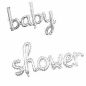 Baby Shower Gümüş Folya Balon