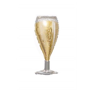 Şampanya Şişesi Kadeh Folyo Balon 100 cm