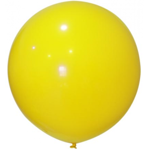 Jumbo 24 inç Düz Sarı Latex Balon