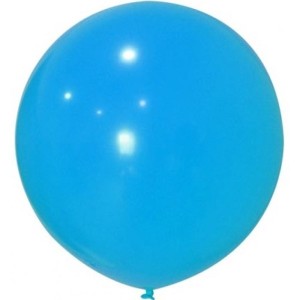 Jumbo 24 inç Makaron Mavi Latex Balon