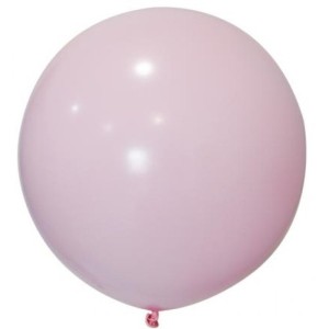 Jumbo 24 inç Makaron Pembe Latex Balon