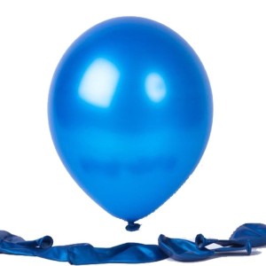 Metalik Lacivert Balon