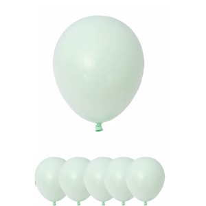 Makaron Balon Yeşil 10 Adet