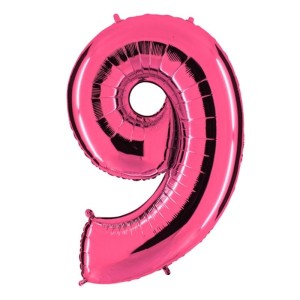 PEMBE 9 FOLYO BALON 16"