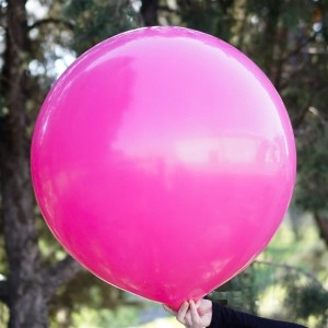 Pastel Jumbo 36" Balon Koyu Pembe 1 Adet