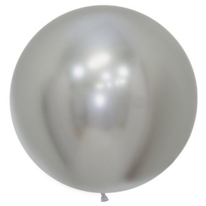 Gümüş Jumbo Balon 27 inch