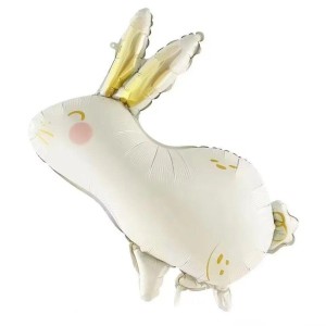 Beyaz Tavşan Folyo Balon