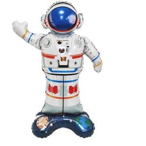 Ayaklı Astronot Folyo Balon 35 inç