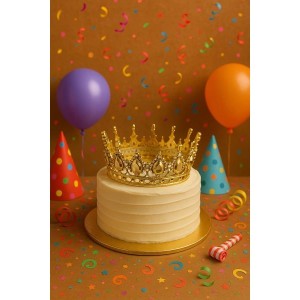 Plastik Pasta Tacı Gold 12cm