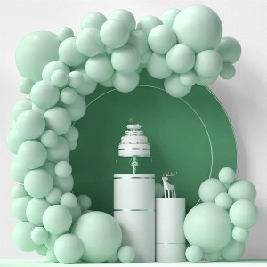 Makaron Balon Yeşil 10 Adet
