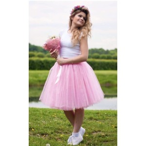 Kadın Tütü Etek Pembe Mini