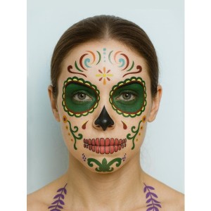 Cadılar Bayramı Yüz Dövmesi Halloween Parti Aksesuarı Dövme