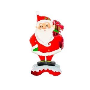 Noel Baba Büyük Folyo Balon Ayaklı