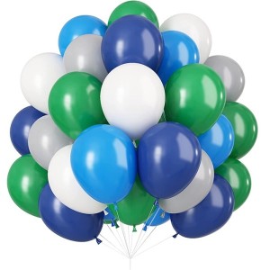 Kırmızı Mavi Beyaz Renkli Pastel Balon