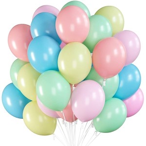 Pastel Renkli Karışık Balon