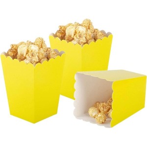 Sarı  Popcorn -Şeker kutusu-Mısır Kutusu