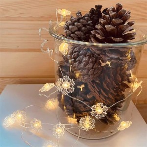 Kar Tanesi Figürlü Led Işık Dekoratif Yılbaşı Aydınlatma USB Girişli Günışığı 3 mt