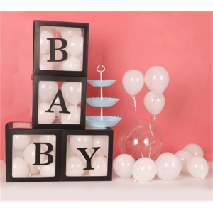 BALON KUTUSU 25 CM MAKARON SİYAH