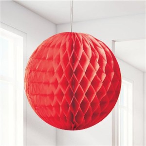 Kırmızı Petek Süsler 3 Adet