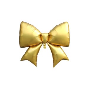 Kurdele Fiyonk Folyo Balon Altın 98-75 Cm