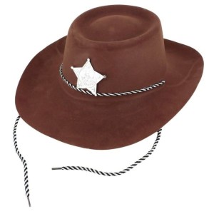 Şerif Kovboy Şapkası Kahverengi