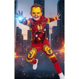 Demir Adam Ironman Çocuk Kostüm 7/8 Yaş