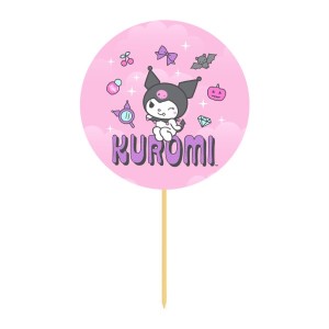 Kuromi Pasta Süsü Kürdan 10 adet