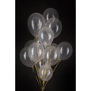 Şeffaf 10 Adet Latex Balon